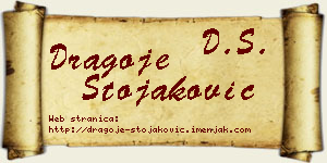Dragoje Stojaković vizit kartica